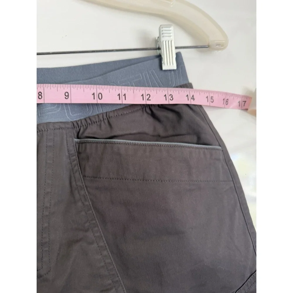 La Sportiva Outdoor Climb Shorts Men's Gray Logo Waistband Casual Hiking S Italy
